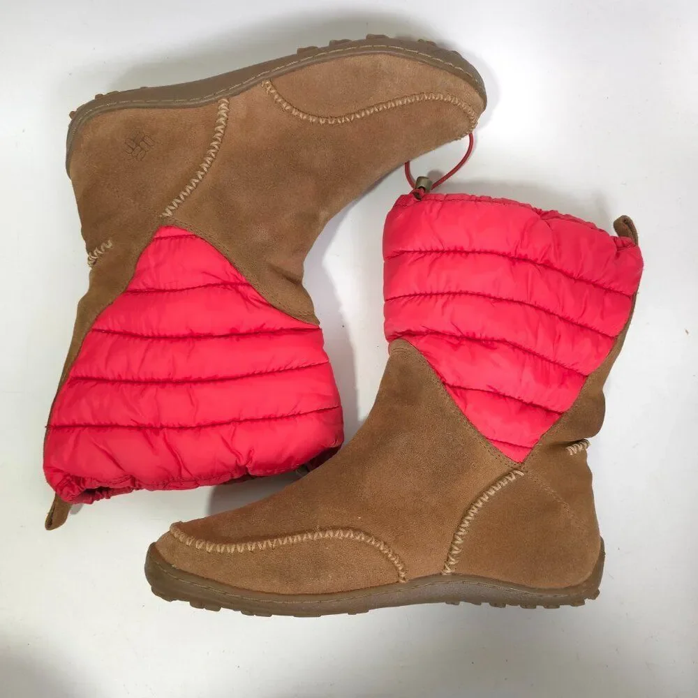 Columbia Women’s Minx Moccasin Waterproof Omni-Heat Winter Boots Size 9 BL1559